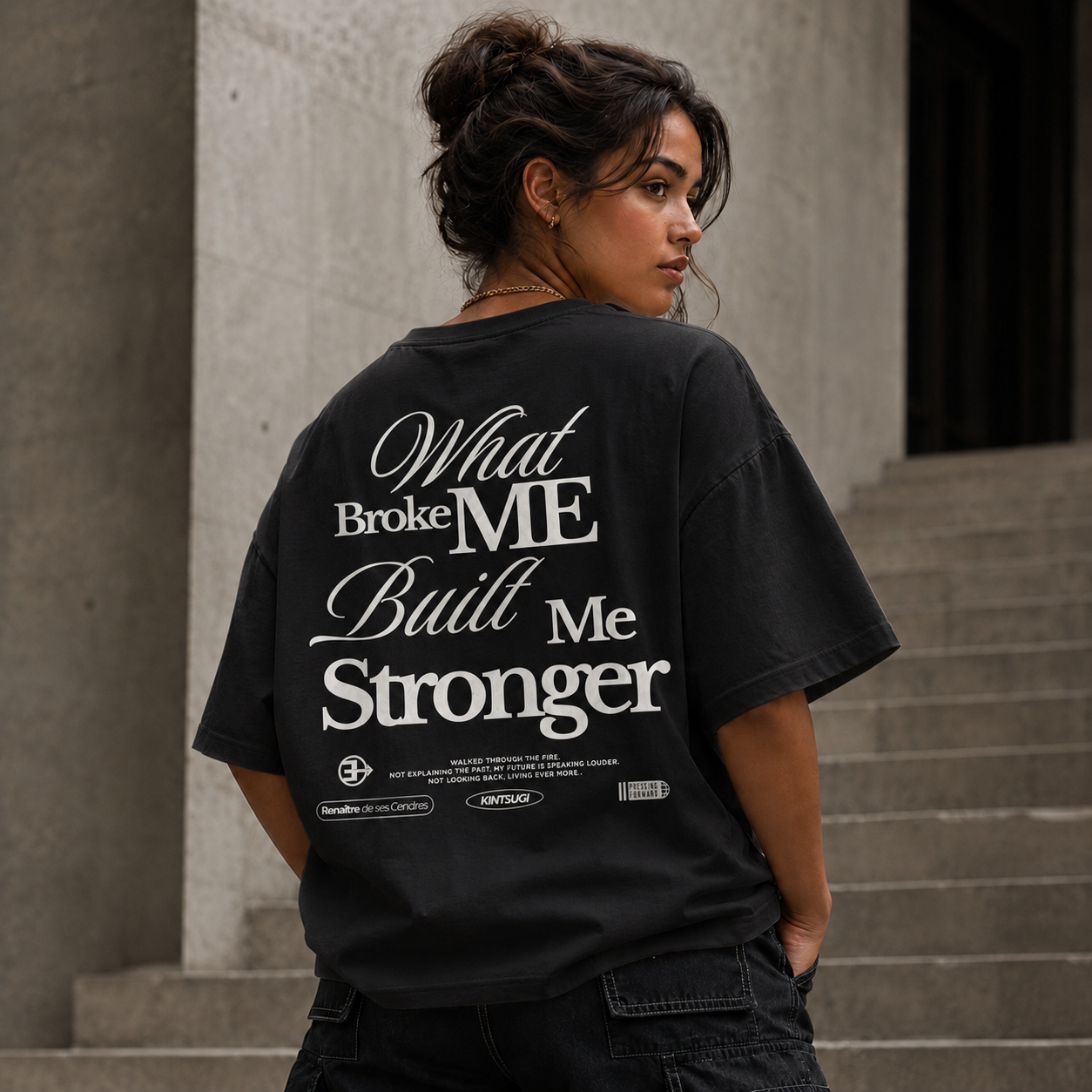 Built Stronger V5 Tee | Black