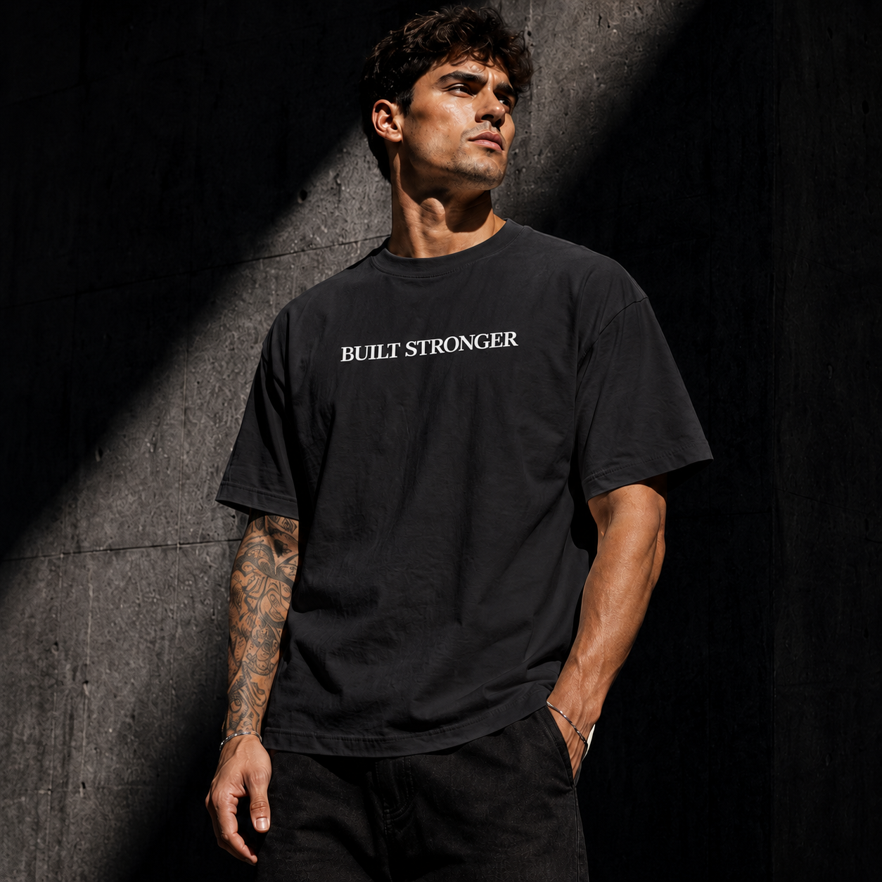 Built Stronger V5 Tee | Black
