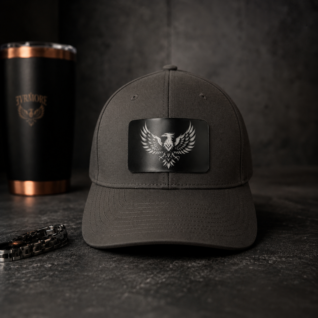 Phoenix FlexFit Hat – Glow-in-the-Dark Patch