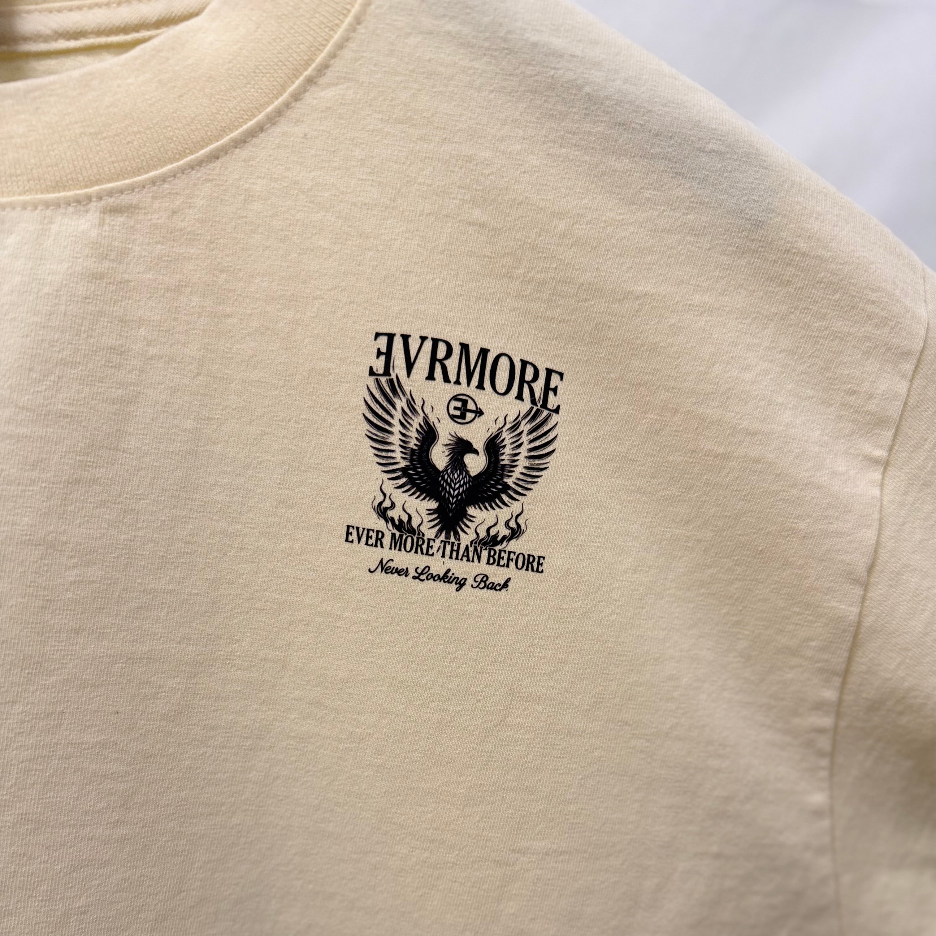 Phoenix Heavyweight Graphic Tee – Cream Cotton