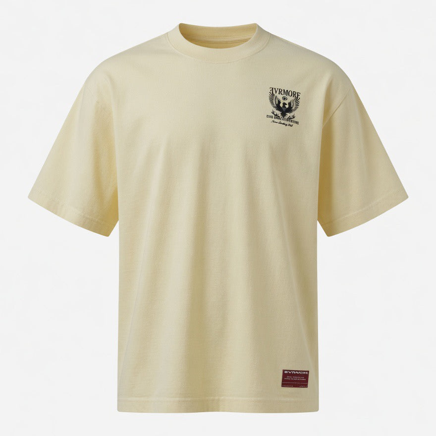 Phoenix Heavyweight Graphic Tee – Cream Cotton