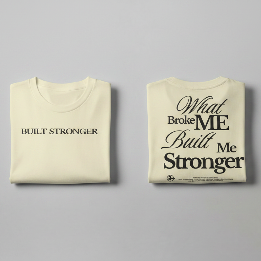 Built Stronger V5 Tee | Off White