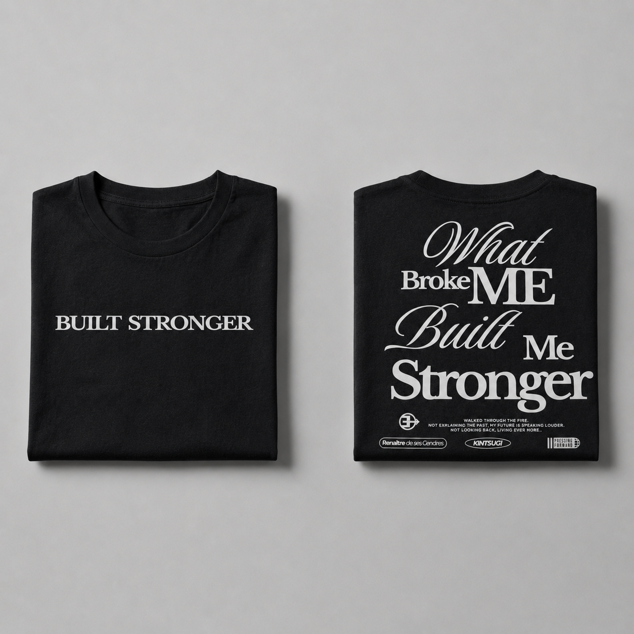 Built Stronger V5 Tee | Black