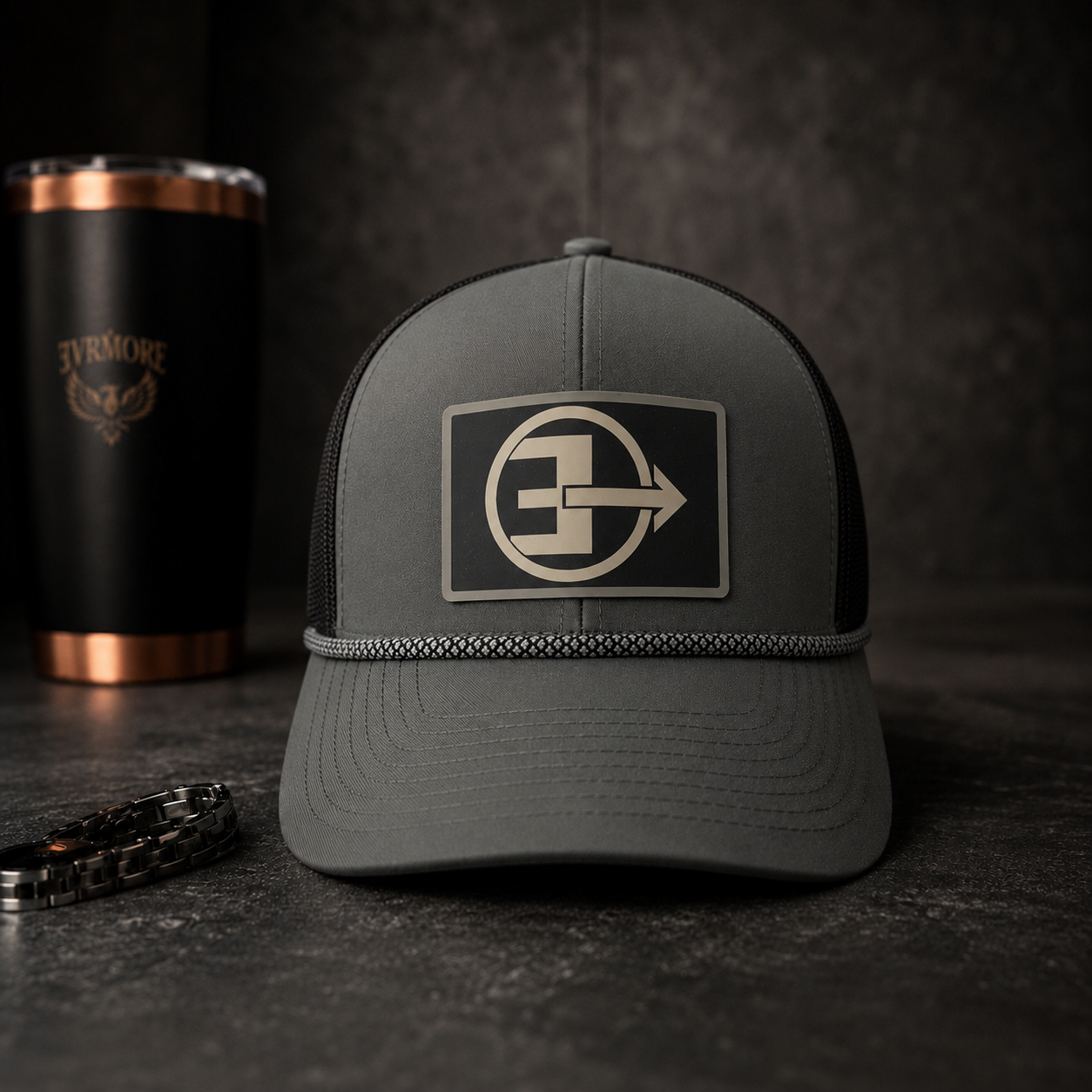 Performance Trucker Hat Six Panel Water-Resistant